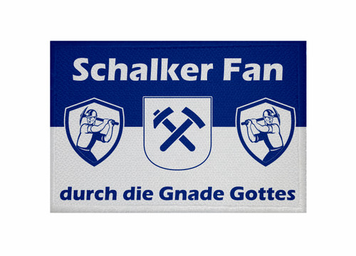 Aufnäher schalke fan durch - aufnäher,
