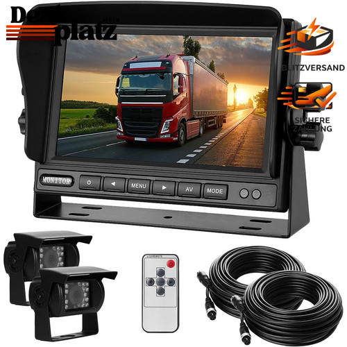 Rückfahrkamera set tft lcd - rückfahrkamera-set, 7"