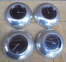 Set Uhr Barometer Hygrometer Thermometer,  Georg Jensen Desingn 1990 Serie Luna