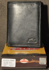 1379SCHWARZ Herren Leder