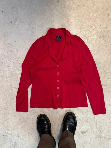 Vintage strick jacke merino - strick,