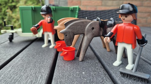 Playmobil 3505 pferdeanhänger - playmobil,