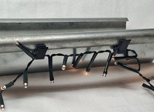  20x Klammern Lichterkette Clips Dachrinne Haken ASA Kunststoff