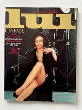 Vintage Lui Magazin Frankreich No 155 12/1976 Claudia Cardinale * Tina Aumont