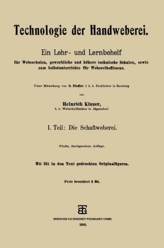 Technologie der handweberei - technologie,