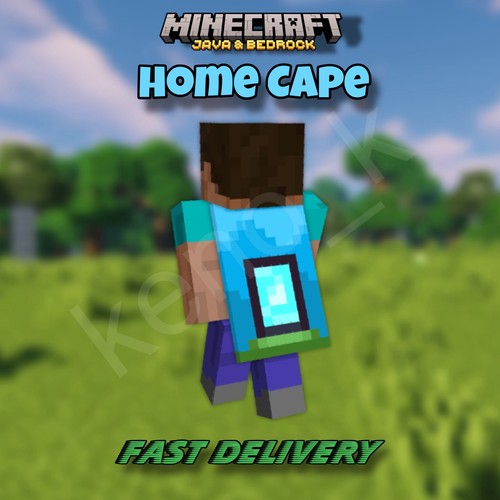 Minecraft home cape - home,