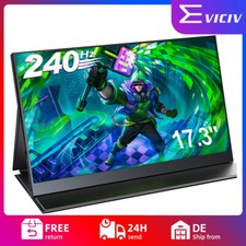 240Hz Portable Monitor 17,3 Zoll Tragbarer Mobiler IPS Bildschirm FHD 1920*1080P
