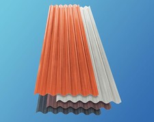 Owofil-Wellplatten aus GFK Kunststoff Welle 177/51, Profil 5, in 4 Farben 