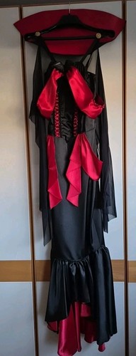 Vampirkleid schwarz rot mit - vampirkleid,,