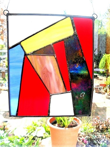 Fensterbild,Handarbeit,Tiffany
