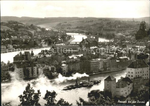 Passau bayern seitenraddampfer - passau,