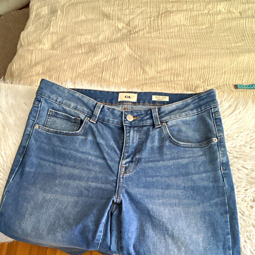 Damen jeans bootcut blau - c&a,