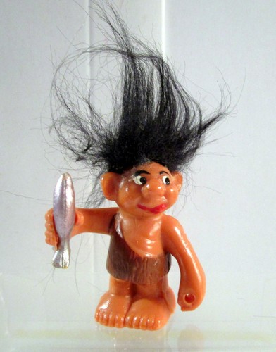Figur mit fisch steinzeit - mit, cm