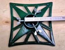 DDR Weihnachtsbaumständer , ca. 19x19 cm Christbaumständer Gusseisen