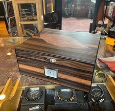 Humidor mit Dekor "Blatt" für