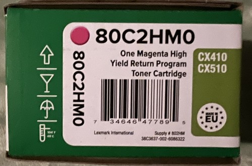Original lexmark 80c2hm0 toner - lexmark,