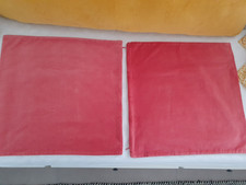 2 Deko Kissenbezüge Ikea für Kissen 50 x 50 cm leicht samtartig Reißverschluß