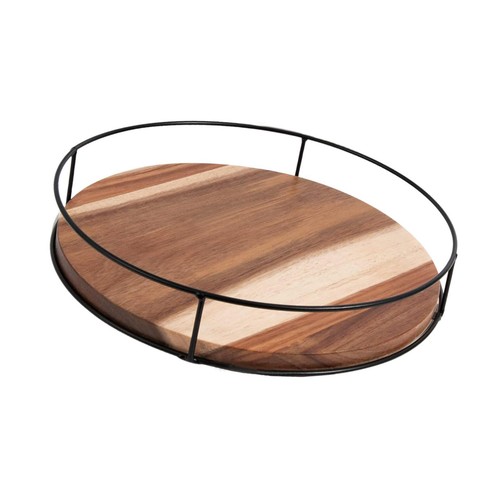 Drehteller tablett aus - aus, holz