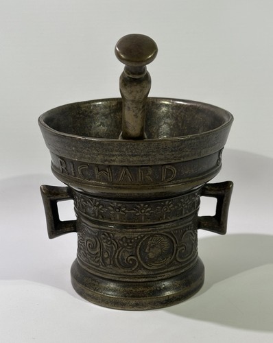 Vintage bronze mörser - bronze,