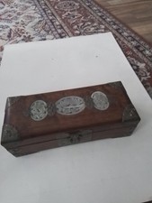 ASIATISCHE Schmuckschatulle Schloss Vintage