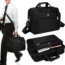 Herren Aktentasche Arbeitstasche Umhängetasche Business 15,6 zoll Laptop Tasche
