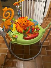 fisher price chm91-959D Spielspaß Rainforest Jumperoo, Baby Lauflern Spielzeug