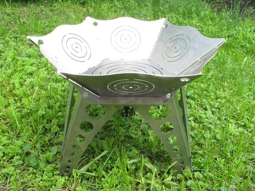 Feuerschale edelstahl grill - edelstahl,