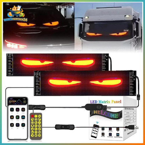 Led augen leuchtreklame - led,