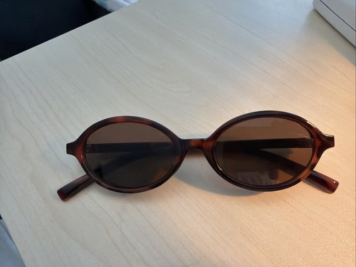 Ovale sonnenbrille brauntöne - ovale,