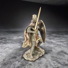 Skulptur eines tempelritters - skulptur,
