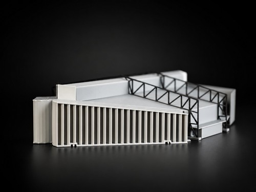 Soundproof hangar 400 - hangar, 1:400