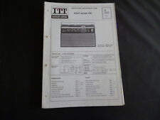 Original Service Manual  ITT Schaub Lorenz Golf Europa 105