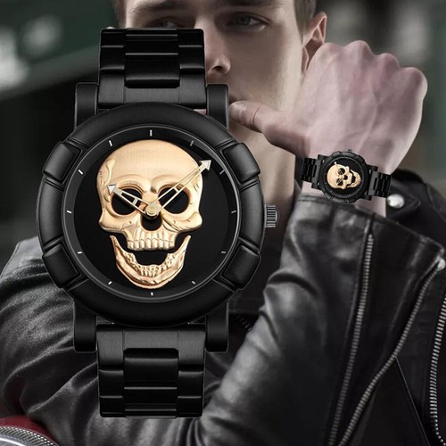 Totenkopf herren herrenuhr - totenkopf,
