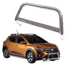 Frontbügel Frontschutzbügel Mit ABE Für Dacia Sandero Stepway Ab 2021 Edelstahl