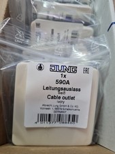 Jung 590A Leitungsauslass mit