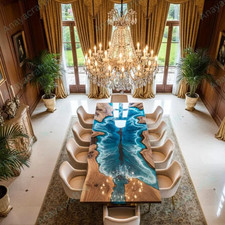 Ocean Waves Epoxidharz Küche