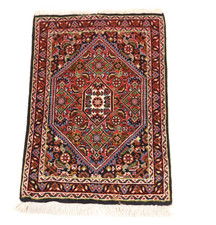 Handgeknüpfter Orientteppich super Bidjar Auto Fußmatten 60 X 40 CM  Neu Top