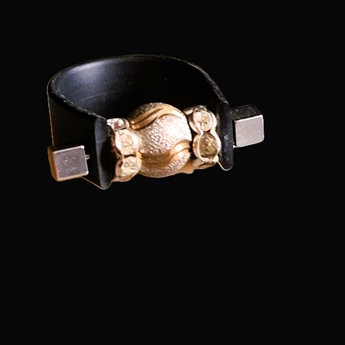 Ring edelstahl bicolor steine - bicolor,