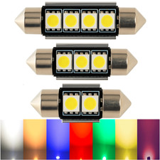 2x 5x 10x LED Soffitte 31 39 43 mm 12V Innenraum Beleuchtung weiß warmweiß  KFZ