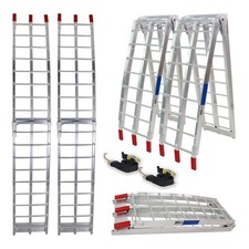Alu Auffahrrampe Rampe 680 kg 180cm klappbar Motorradrampe Verladerampe 2 er Set