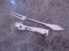 BSF FRIESENMUSTER Vorleger Fleischgabel und Zuckerzange 18/8 TOP