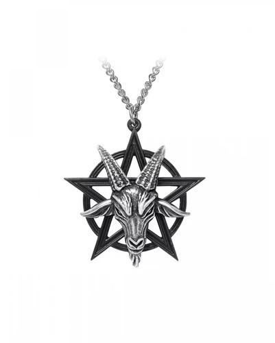 Baphomet pentagramm kette - baphomet, &