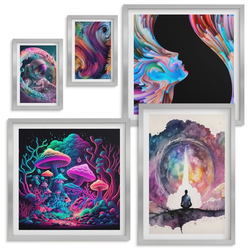 Wandbilder set kosmische - wandbilder-set,