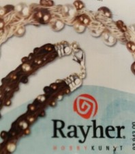 ღ Hobbyauflösung ღ Rayher Schmuckkordel geflochten braun ~ 4 mm x 100 cm  #969