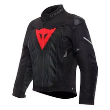 Dainese Super Sprint D-Dry Jacke Motorrad Mann Wasserdicht Black Lava Red
