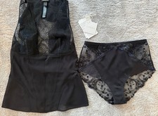 La Perla Set Schwarz Gr. 34/36