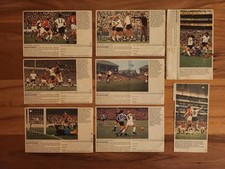 8 x Sprengel Sammelbilder 1966/1970 für das große Sammelalbum Ernst Huberty