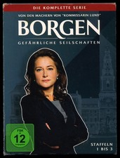 BORGEN★GEFÄHRLICHE SEILSCHAFTEN★Die komplette Serie•3 Staffeln★11-DVD-Box★S. GUT