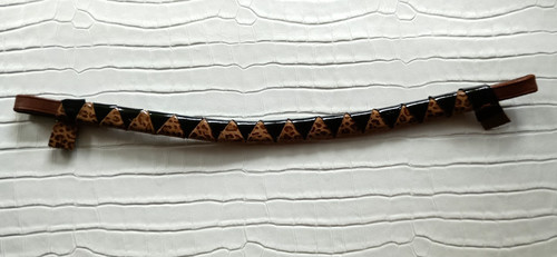 Stirnriemen braun schwarz - braun,