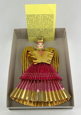 Orginal Nürnberger Rauschgoldengel Christkind Engel handarbeit Höhe ca. 26 cm